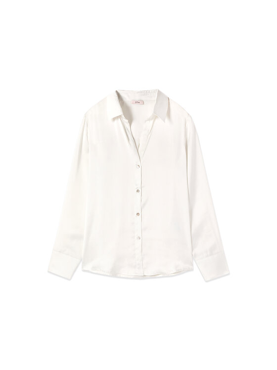 Oltre Oltre Koszula 5374R603185N011 Biały Regular Fit