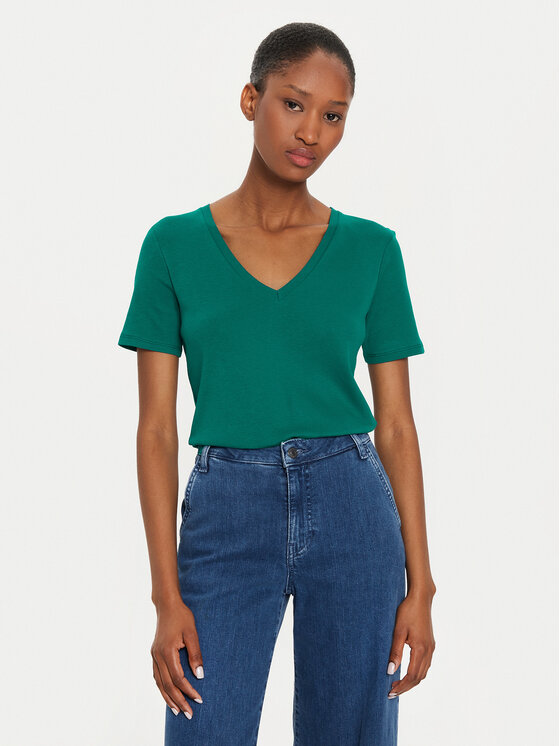 United Colors Of Benetton United Colors Of Benetton T-krekls 3GA2E4230 Zaļš Regular Fit