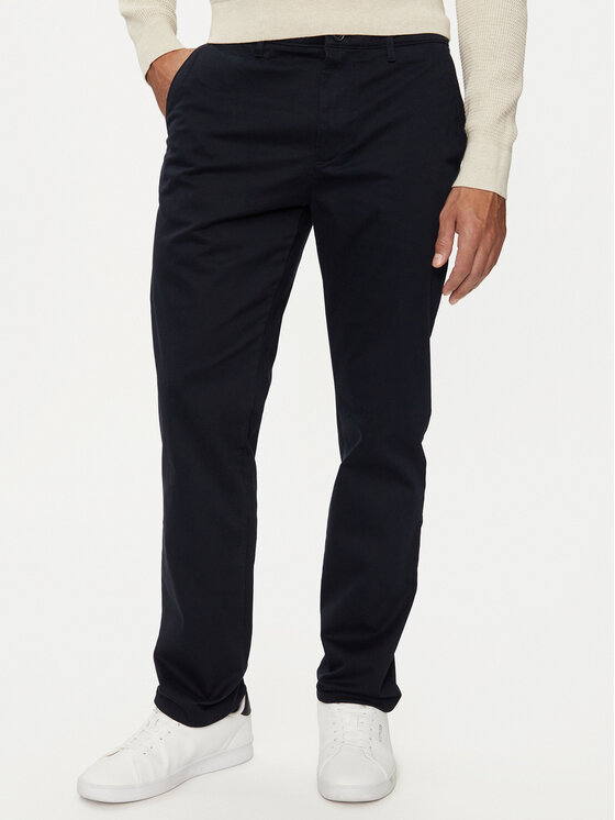 Tommy Hilfiger Tommy Hilfiger Chino kalhoty Denton MW0MW37873 Tmavomodrá Slim Fit