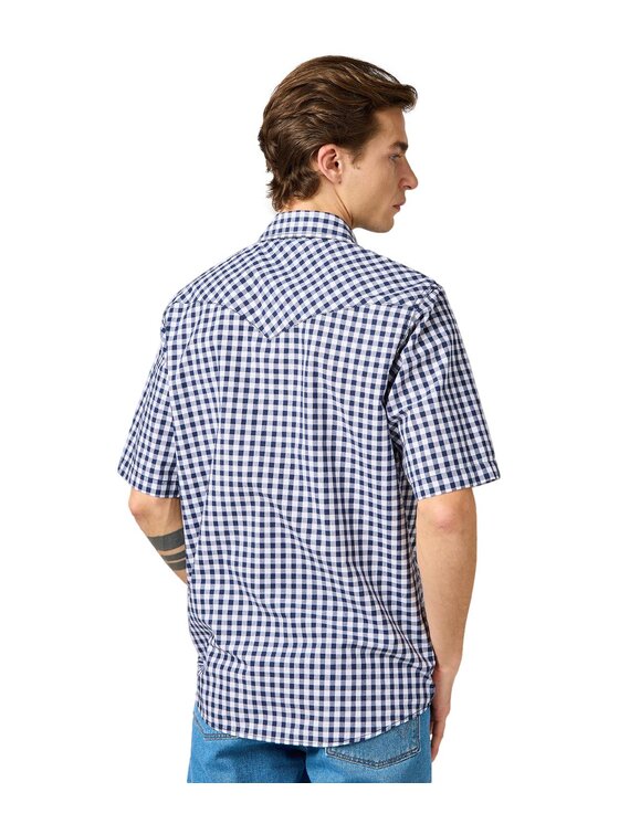 Wrangler Wrangler Koszula 112364996 Granatowy Regular Fit