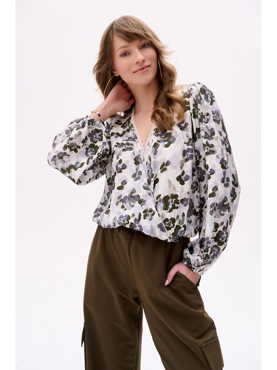 blue shadow blue shadow Bluzka Darcy Kolorowy Regular Fit