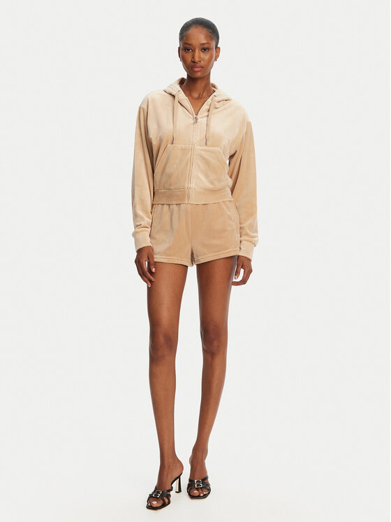 Juicy Couture Juicy Couture Pantaloni scurți sport Tamia JCWH121001 Bej Regular Fit