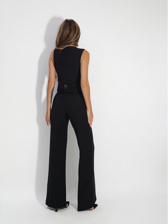 LilaLou LilaLou Kamizelka Karen Czarny Regular Fit