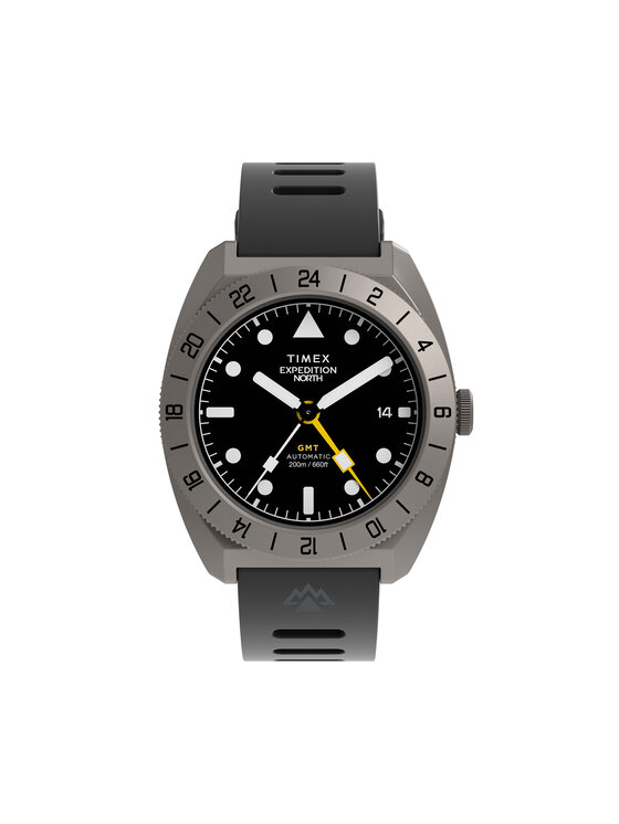 Timex Timex Laikrodis Expedition GMT Titanium Automatic TW2W53000 Juoda
