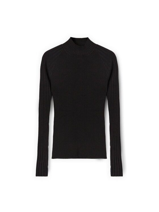 Motivi Motivi Sweter M360W003443N033 Czarny Slim Fit