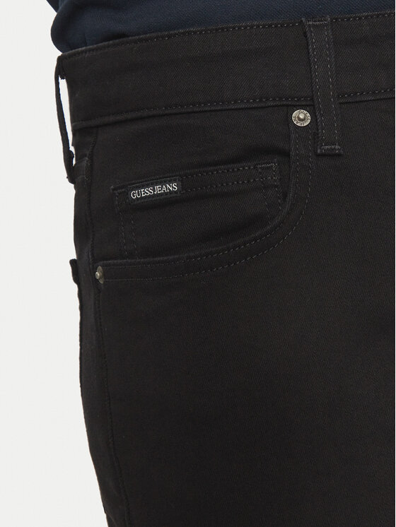 Guess Guess Jeansy M4BA1C D5DN1 Czarny Slim Fit