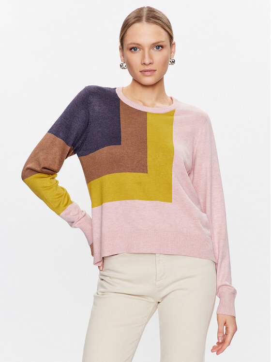 Culture Culture Sveter Annemarie 50109312 Ružová Regular Fit