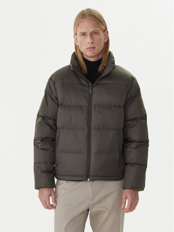Calvin Klein Calvin Klein Geacă din puf LV04LD529G Maro Regular Fit