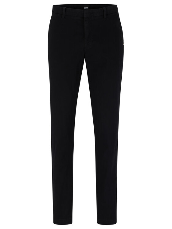 BOSS Boss Chinos kelnes Kaito1 50487966 Juoda Slim Fit