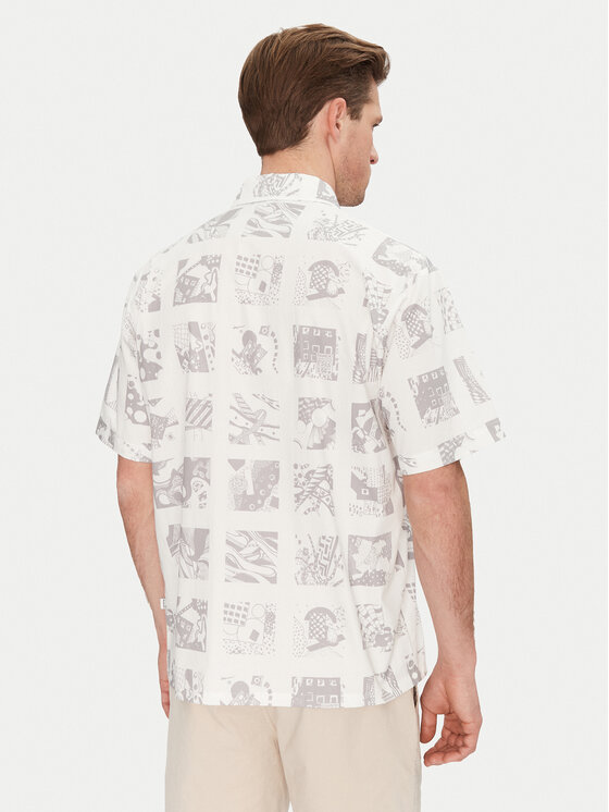 Resteröds Resteröds Košile Bron 10251 7411 Bílá Regular Fit
