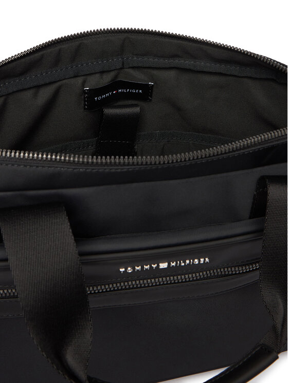 Tommy Hilfiger Tommy Hilfiger Taška na laptop Th Repreve Computer Bag AM0AM14149 Čierna