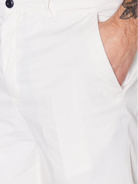 Paul&Shark Paul&Shark Pantaloncini di tessuto 23414027 Bianco Regular Fit