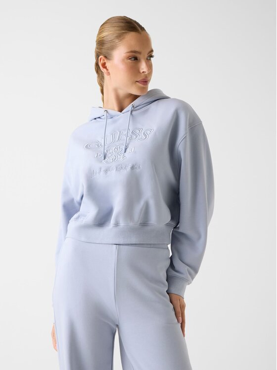 Guess Guess Mikina V6RQ03 KD761 Světle modrá Regular Fit
