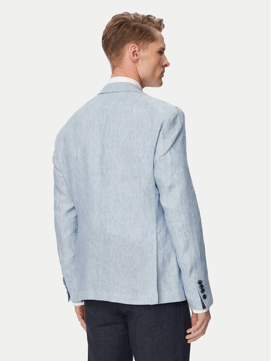 JOOP! JOOP! Sacou Hoverest 30102592 Albastru deschis Slim Fit