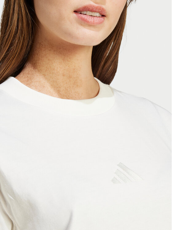 adidas adidas T-shirt ALL SZN IY6784 Bianco Loose Fit