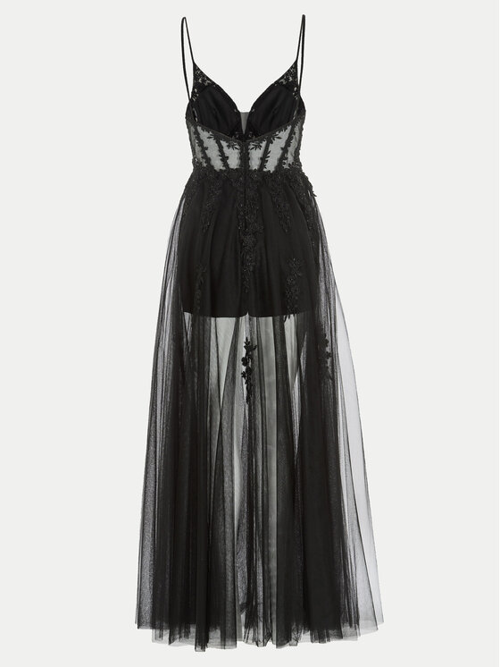 Hey Kyla Hey Kyla Официална рокля 5AI085HK Черен Regular Fit