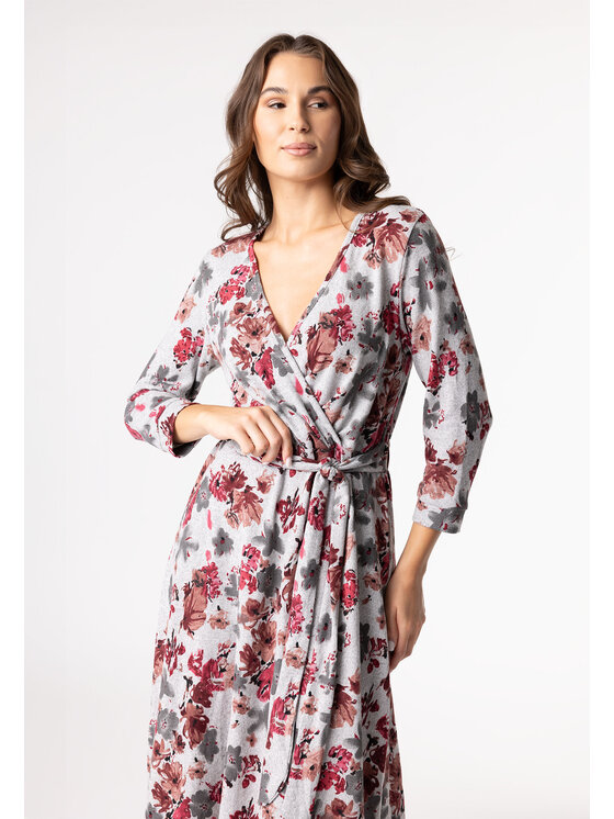 QUIOSQUE QUIOSQUE Každodenní šaty Quiosque 4KI006210 Šedá Regular Fit