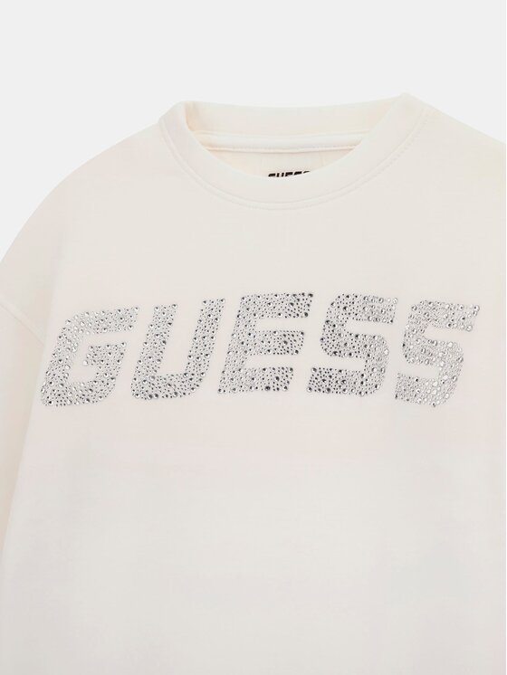 Guess Kids Guess Kids Sweter 177107 Biały Classic Fit