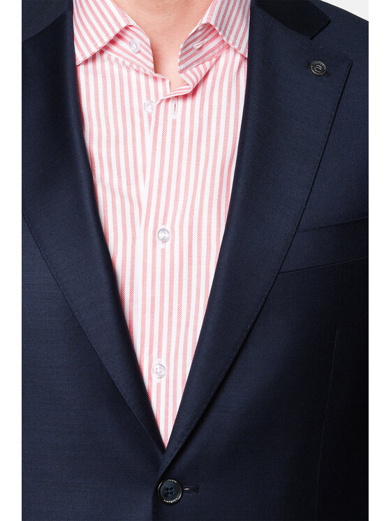 Lancerto Lancerto Garnitur Montpelier GA073122000013 Granatowy Regular Fit