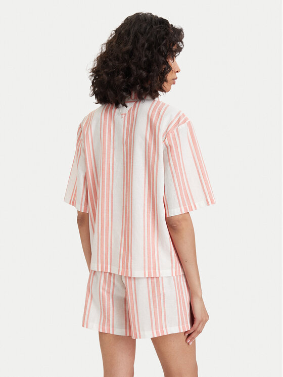 Tommy Hilfiger Tommy Hilfiger Pyžamo UW0UW06329 Krémová Regular Fit