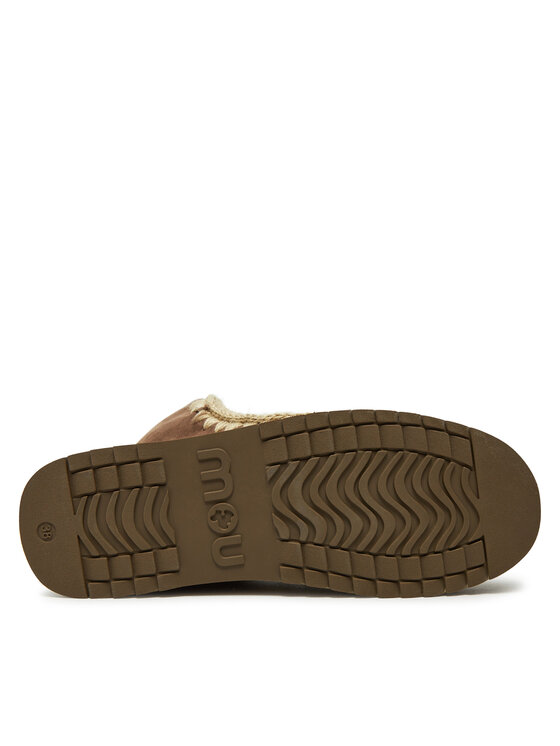 Mou Mou Sněhule Mini Eskimo Platform Boot FW681000A Hnědá