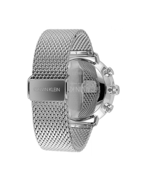 Calvin Klein Calvin Klein Ročna ura Gent Chrono K8M2712N Srebrna