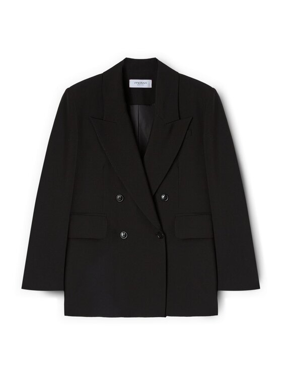 Motivi Motivi Giacca di transizione Q089Q001119N033 Nero Regular Fit
