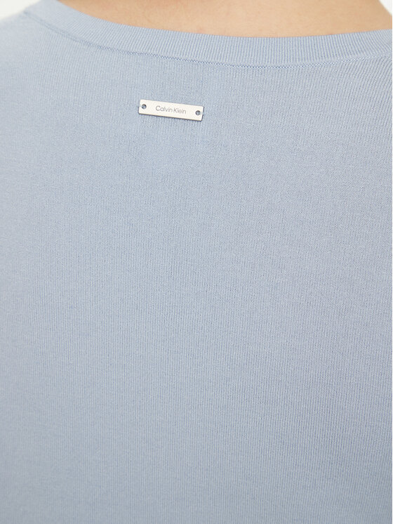 Calvin Klein Calvin Klein Bluzka K20K208031 Błękitny Slim Fit