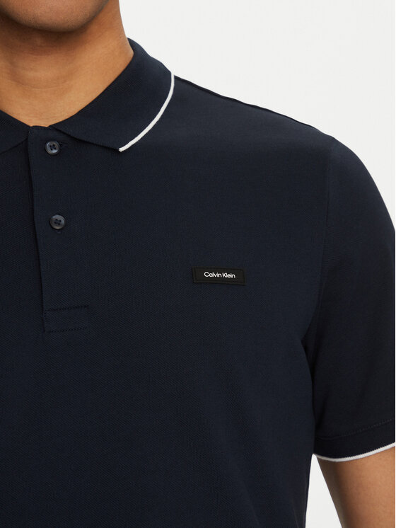 Calvin Klein Calvin Klein Tricou polo K10K112751 Bleumarin Regular Fit