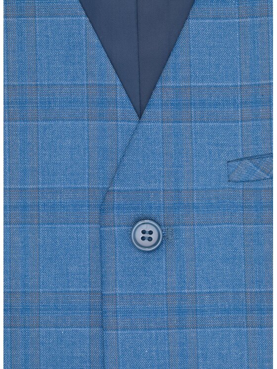 Pako Lorente Pako Lorente Kamizelka P21SF-8X-016 Niebieski Slim Fit