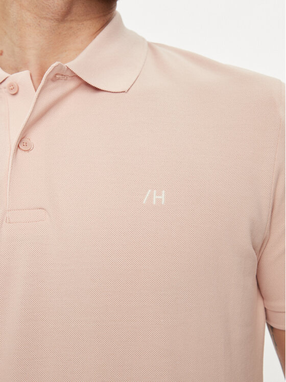 Selected Homme Selected Homme Тениска с яка и копчета 16087839 Розов Regular Fit