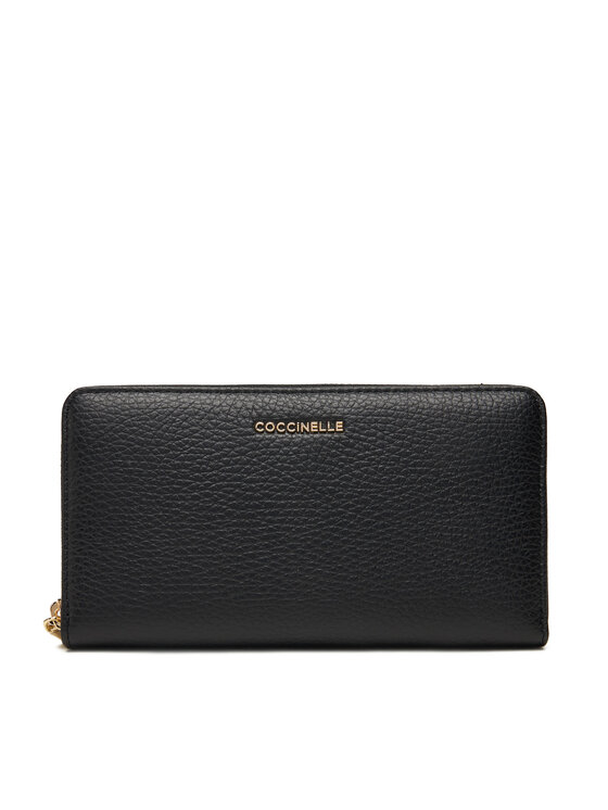 Coccinelle Coccinelle Velká dámská peněženka MW5 Metallc Soft E2 MW5 11 32 01 Černá