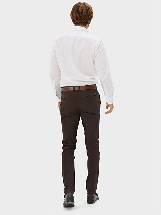 Evenemen Evenemen Chinosy Borgo Brązowy Slim Fit