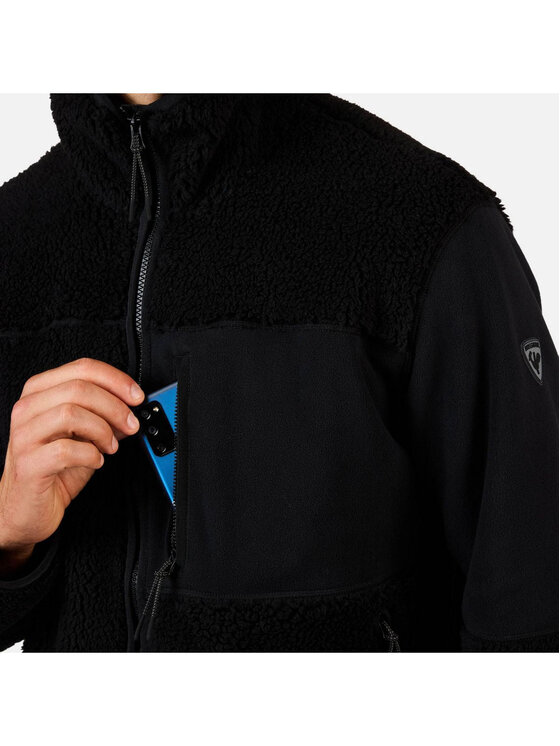 Rossignol Rossignol Polar Alltrack Fz Sherpa Jkt Czarny Regular Fit