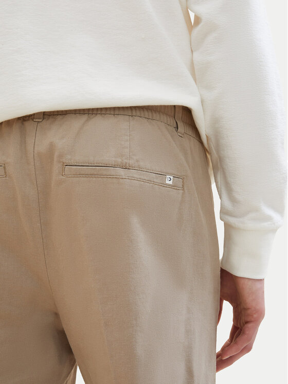 Tom Tailor Denim Tom Tailor Denim Stoffhose 1040251 Beige Tapered Fit