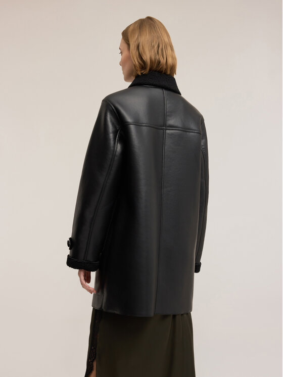 Motivi Motivi Pelliccia 8632Q100234N033 Nero Regular Fit