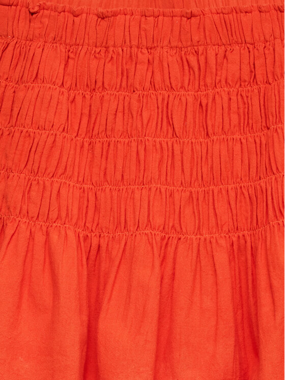 Vero Moda Vero Moda Mini sukňa Sofia 10350924 Oranžová Regular Fit