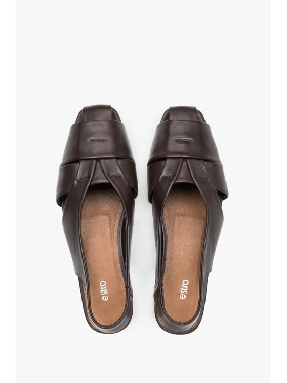 Estro Estro Sandali ER00119642 Marrone scuro