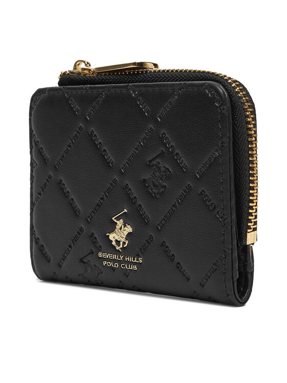 Beverly Hills Polo Club Beverly Hills Polo Club Портфейл CEO-BHPC-W1-008-AW25 Черен
