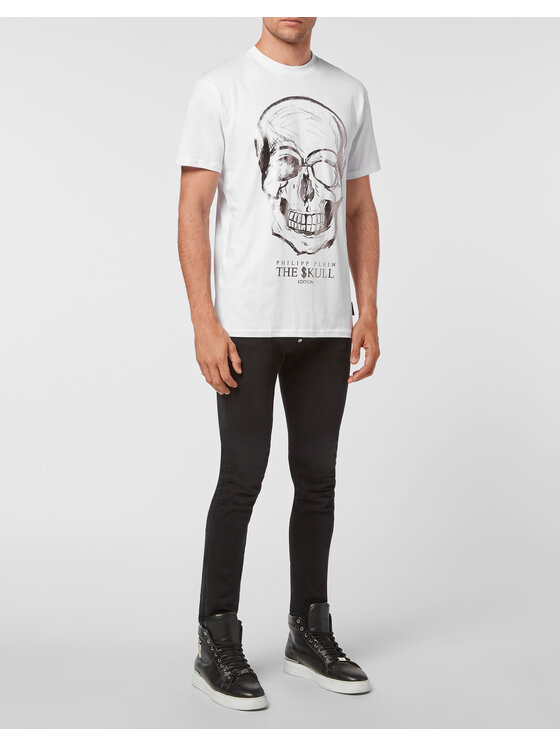 PHILIPP PLEIN PHILIPP PLEIN T-Shirt 29227 Biały Regular Fit