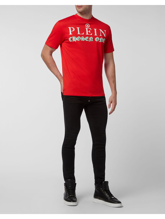 PHILIPP PLEIN PHILIPP PLEIN Tričko 1433 Červená Regular Fit