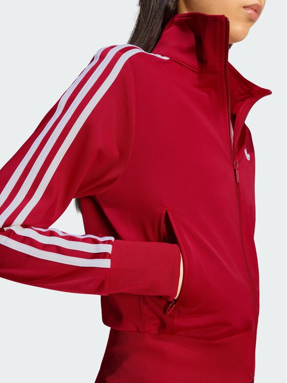 adidas adidas Mikina Firebird Classic Červená Slim Fit