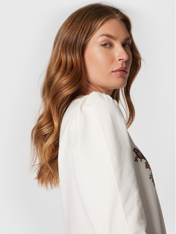 Felpa WF2331 F0090 Écru Regular Fit