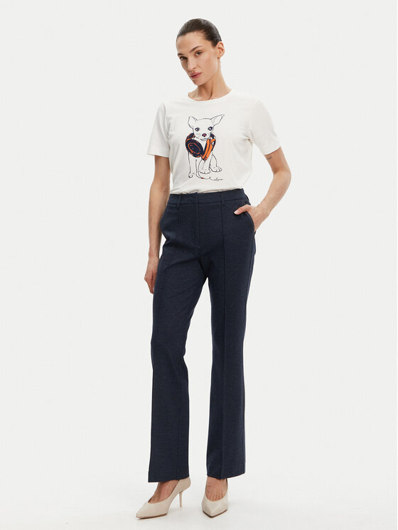 Olsen Olsen T-Shirt 11105029 Biały Slim Fit