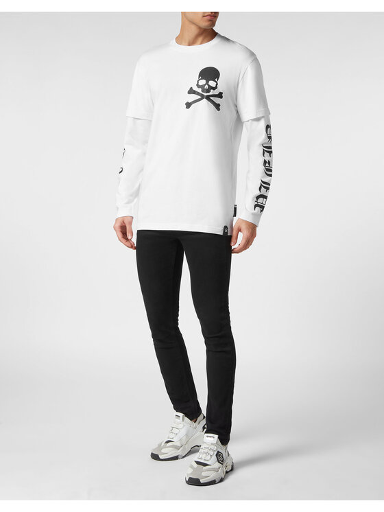 PHILIPP PLEIN PHILIPP PLEIN Tričko 14855 Biela Regular Fit