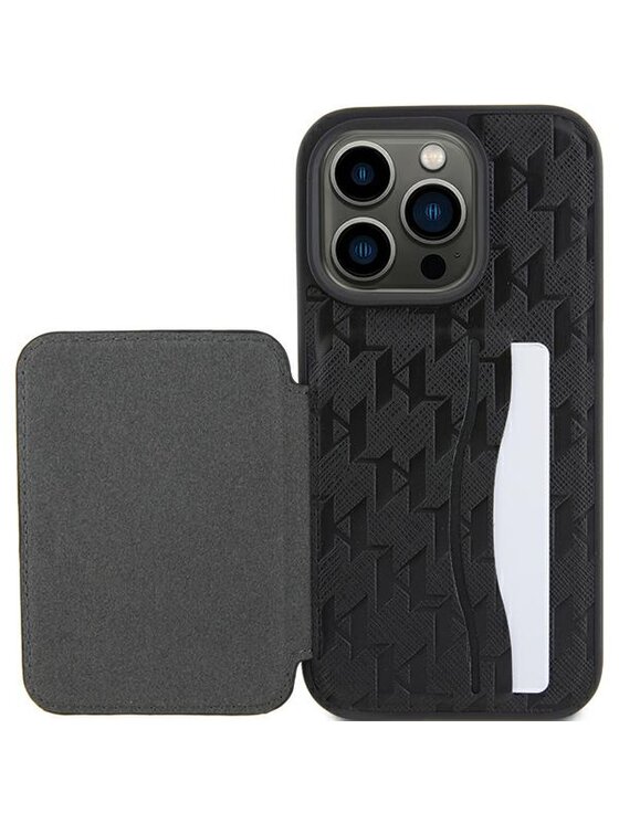 KARL LAGERFELD KARL LAGERFELD Etui na telefon iPhone 15 Pro Czarny