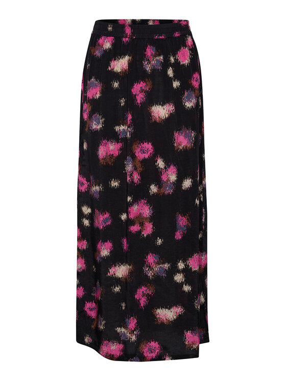 Kaffe Kaffe Миди пола Lita 10507603 Черен Regular Fit