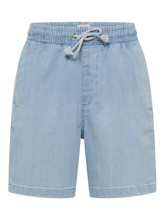 Mustang Mustang Jeansshorts Prague 1016652 Blau Loose Fit