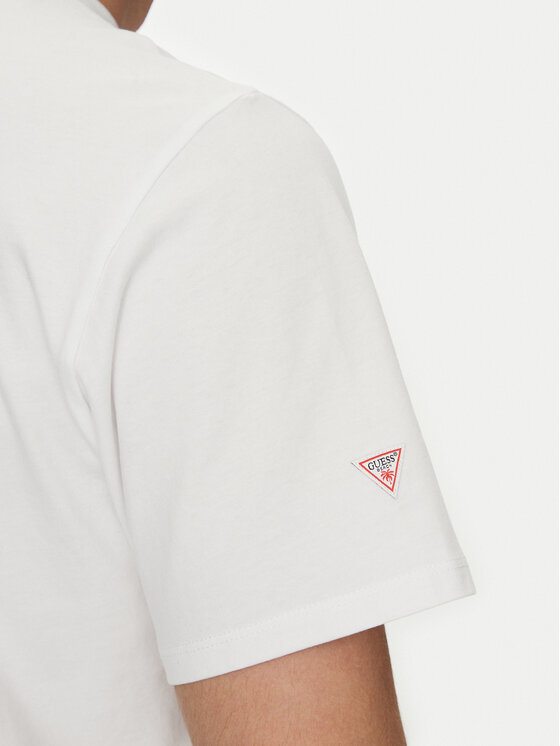 Guess Guess T-Shirt F5GI09 KA260 Biały Regular Fit