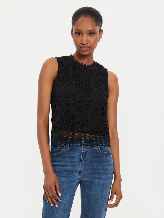 Morgan Blúzka 242-OLAYA Čierna Regular Fit